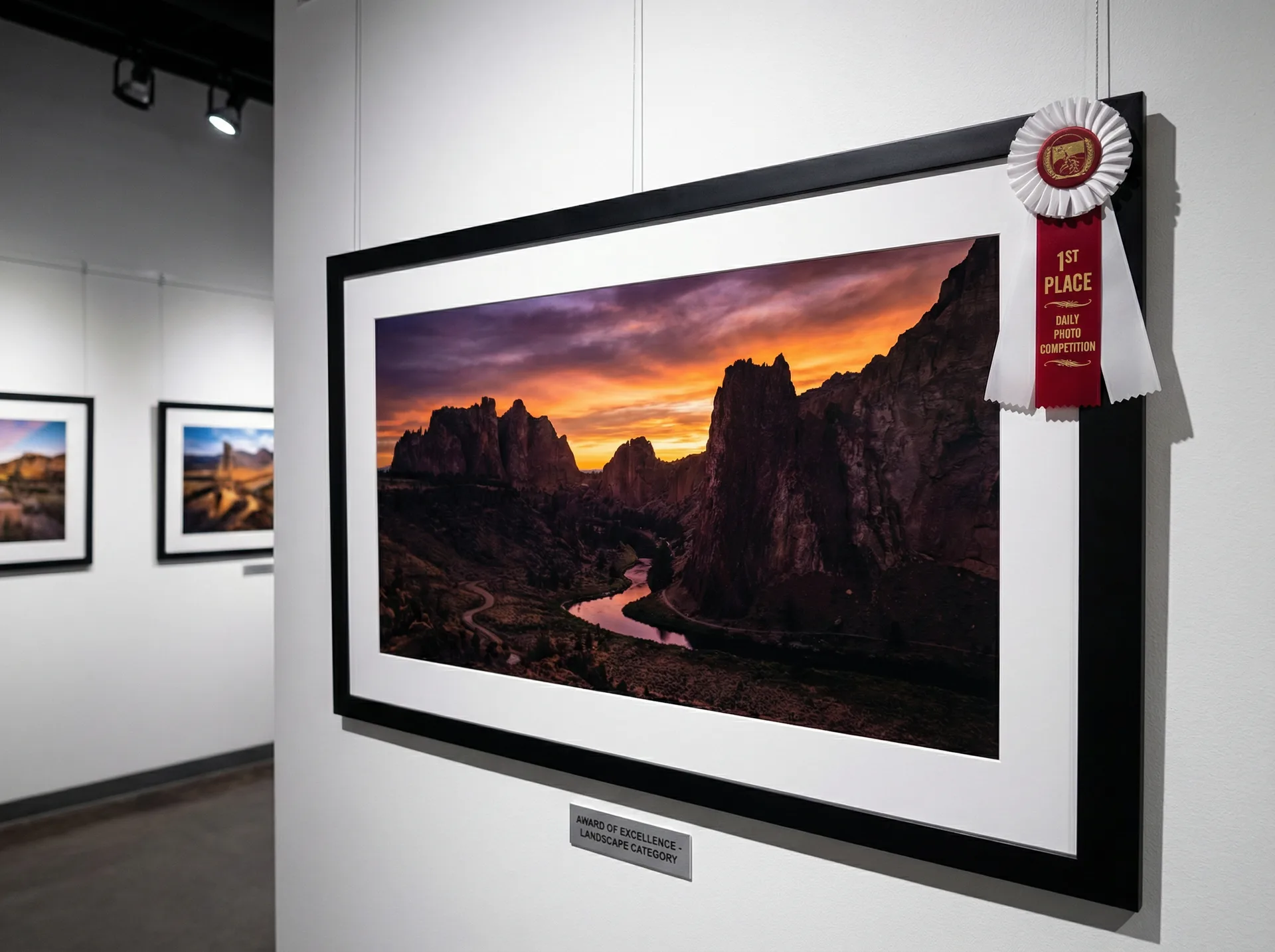 必撸大赛 冠军作品 - 山河落日风光摄影